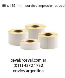 88 x 186  mm  servicio impresion etiquetas correlativas