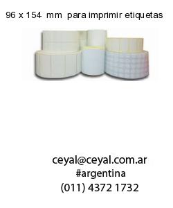 96 x 154  mm  para imprimir etiquetas