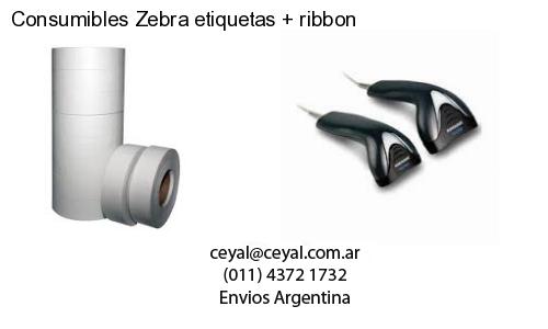 Consumibles Zebra etiquetas   ribbon