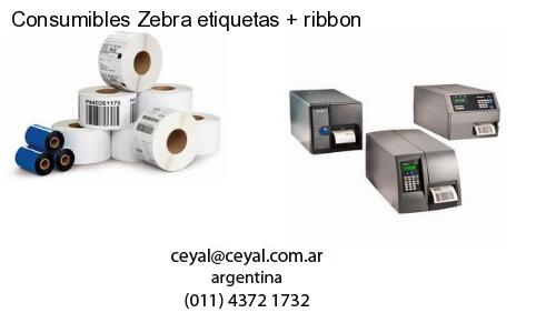 Consumibles Zebra etiquetas   ribbon