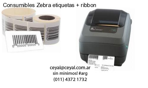 Consumibles Zebra etiquetas   ribbon