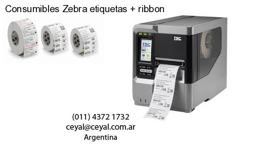 Consumibles Zebra etiquetas   ribbon