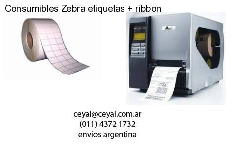Consumibles Zebra etiquetas   ribbon