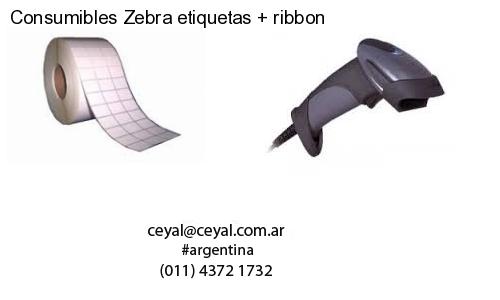 Consumibles Zebra etiquetas   ribbon