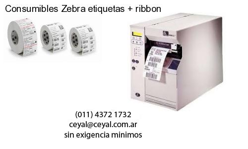 Consumibles Zebra etiquetas   ribbon
