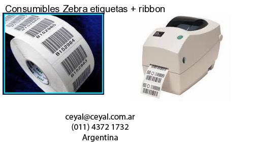 Consumibles Zebra etiquetas ribbon