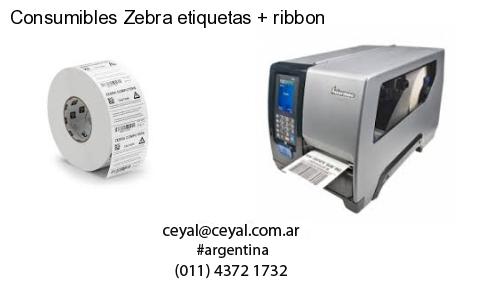 Consumibles Zebra etiquetas   ribbon