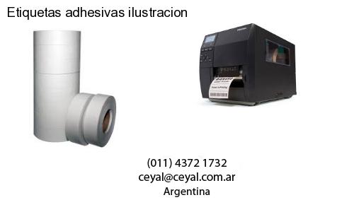 Etiquetas adhesivas ilustracion