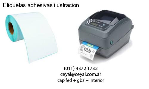 Etiquetas adhesivas ilustracion