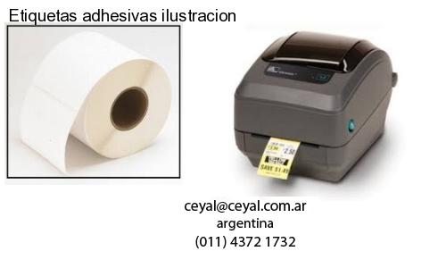 Etiquetas adhesivas ilustracion