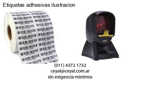 Etiquetas adhesivas ilustracion