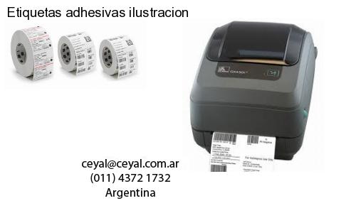 Etiquetas adhesivas ilustracion