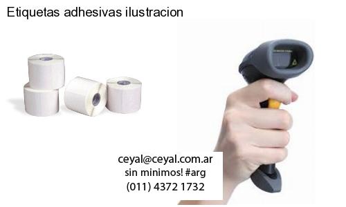 Etiquetas adhesivas ilustracion