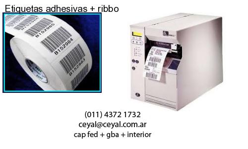 Etiquetas adhesivas   ribbo