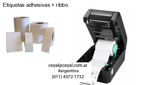 Etiquetas adhesivas ribbo