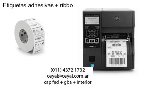 Etiquetas adhesivas   ribbo