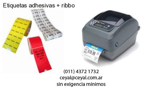 Etiquetas adhesivas   ribbo