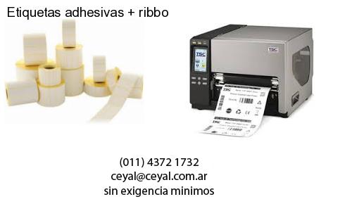 Etiquetas adhesivas   ribbo
