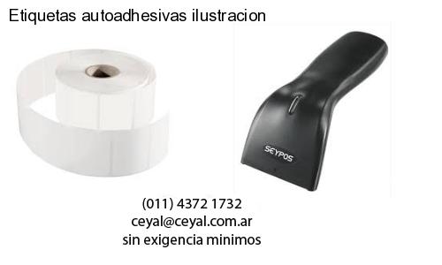 Etiquetas autoadhesivas ilustracion