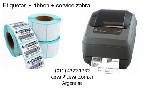 Etiquetas   ribbon   service zebra