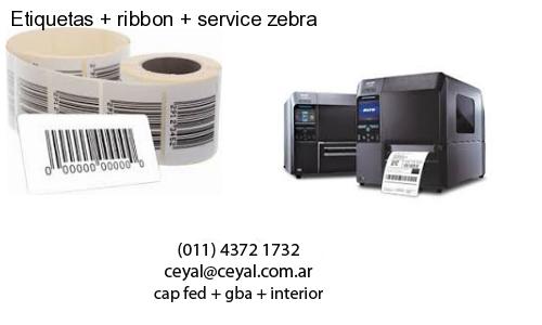 Etiquetas   ribbon   service zebra