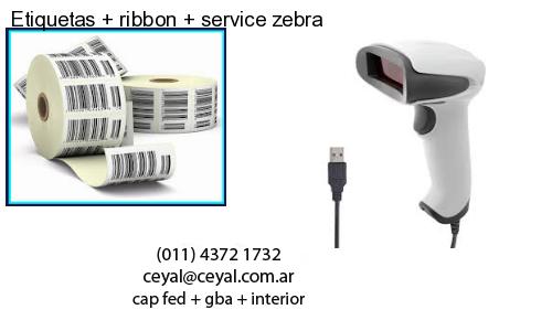 Etiquetas   ribbon   service zebra