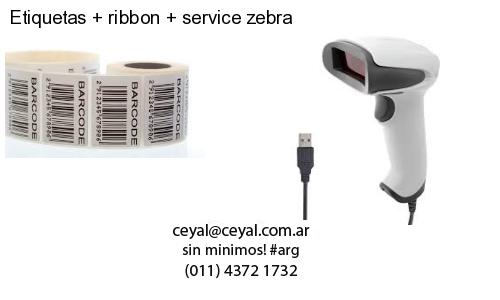 Etiquetas   ribbon   service zebra