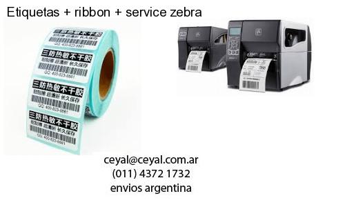 Etiquetas   ribbon   service zebra