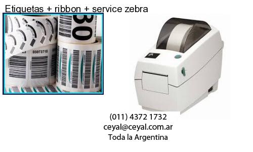 Etiquetas   ribbon   service zebra