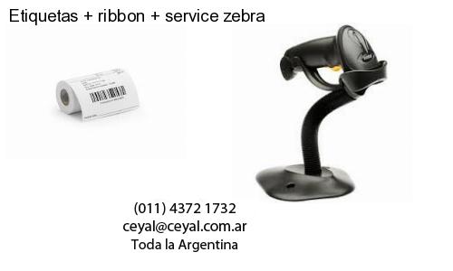 Etiquetas   ribbon   service zebra