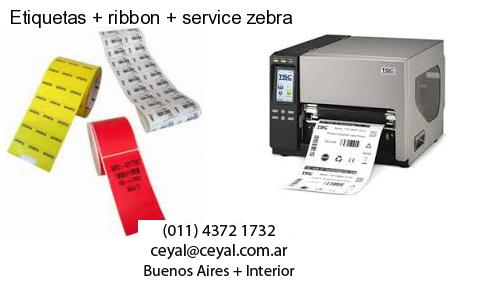 Etiquetas   ribbon   service zebra