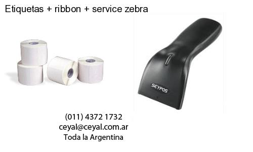 Etiquetas   ribbon   service zebra