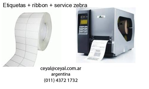 Etiquetas   ribbon   service zebra