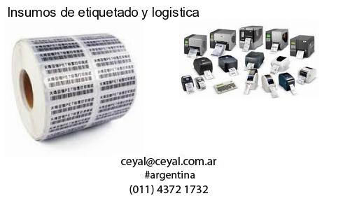 Insumos de etiquetado y logistica
