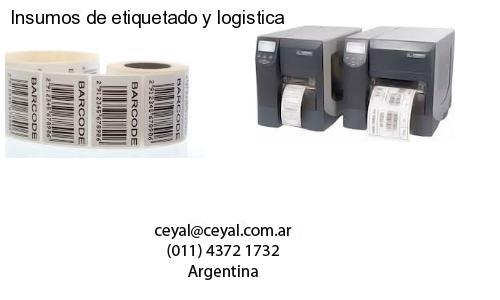 Insumos de etiquetado y logistica