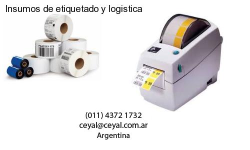 Insumos de etiquetado y logistica