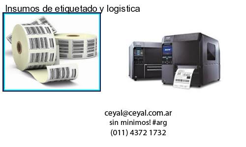 Insumos de etiquetado y logistica