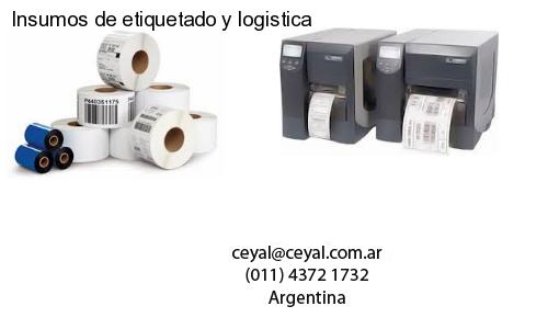 Insumos de etiquetado y logistica