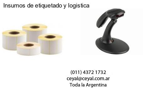Insumos de etiquetado y logistica