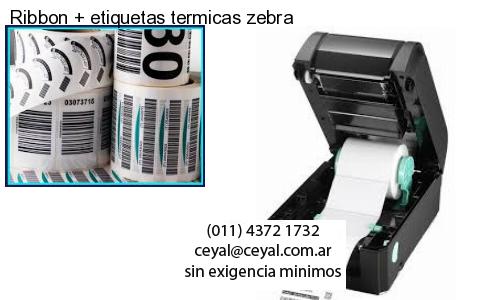 Ribbon   etiquetas termicas zebra