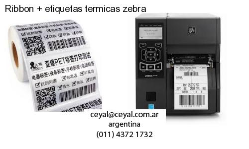Ribbon   etiquetas termicas zebra