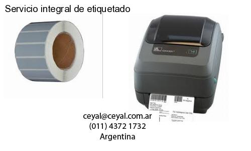 Servicio integral de etiquetado