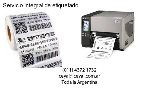Servicio integral de etiquetado