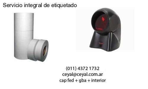 Servicio integral de etiquetado
