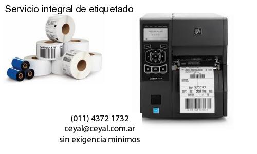 Servicio integral de etiquetado