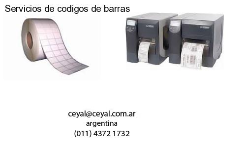 Servicios de codigos de barras