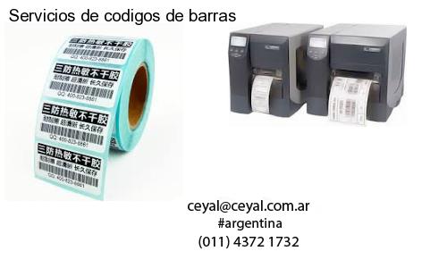 Servicios de codigos de barras