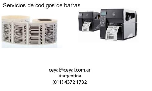 Servicios de codigos de barras