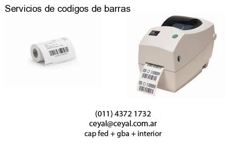 Servicios de codigos de barras
