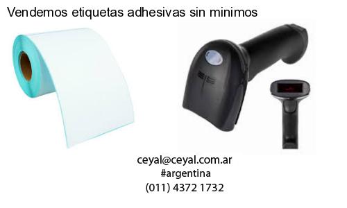 Vendemos etiquetas adhesivas sin minimos